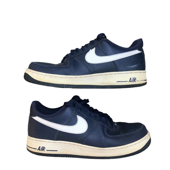 2016 Nike Air Force 1 Midnight Navy/White Size 10 - Picture 3 of 12